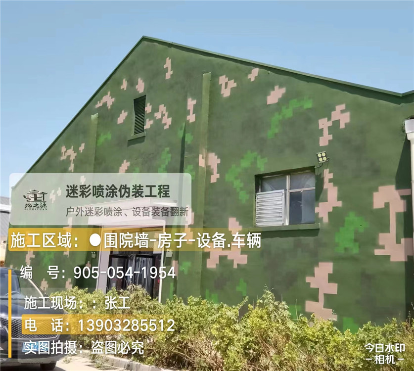磐石外墙数码迷彩漆施工报价清单（100㎡标准墙面测算）